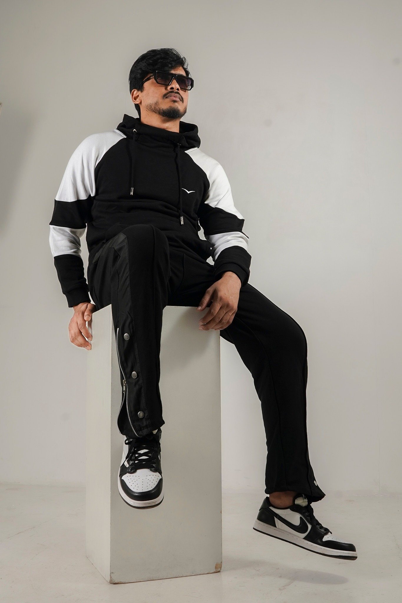 Premium Black & White Hoodies